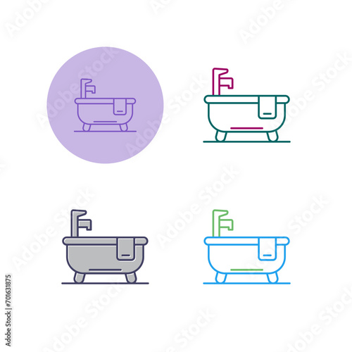 Bath Vector Icon