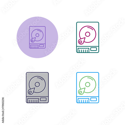 Harddrive Vector Icon