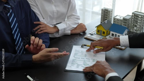 Real Estate Brokers, Lease Agreements, Tax and Interest Clarification Agreements Discuss terms and conditions with clients for home loans and real estate purchases. Financial agent for home buyers.