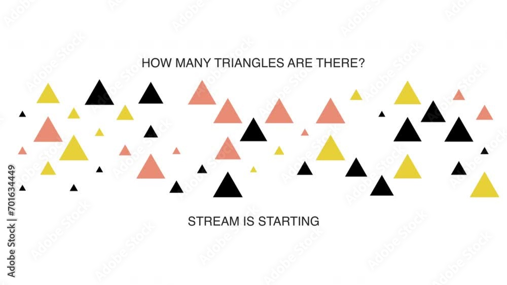 Stream Is Starting Triangles Game Seamless Loop Stream Is Starting Triangles Game Seamless Loop