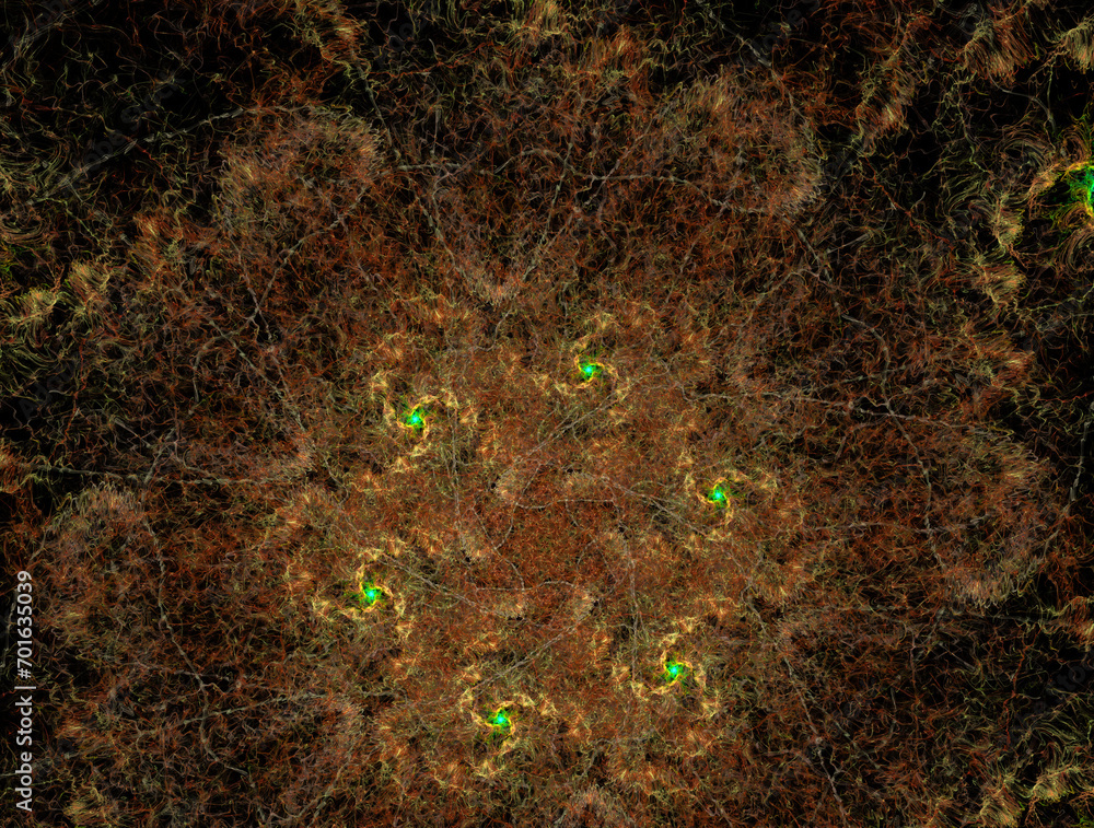 Imaginatory fractal abstract background Image