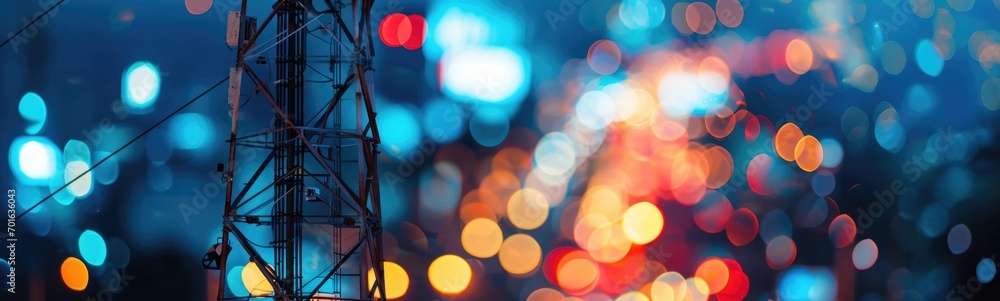Telecommunication industry. Banner Telecommunication industry. Banner