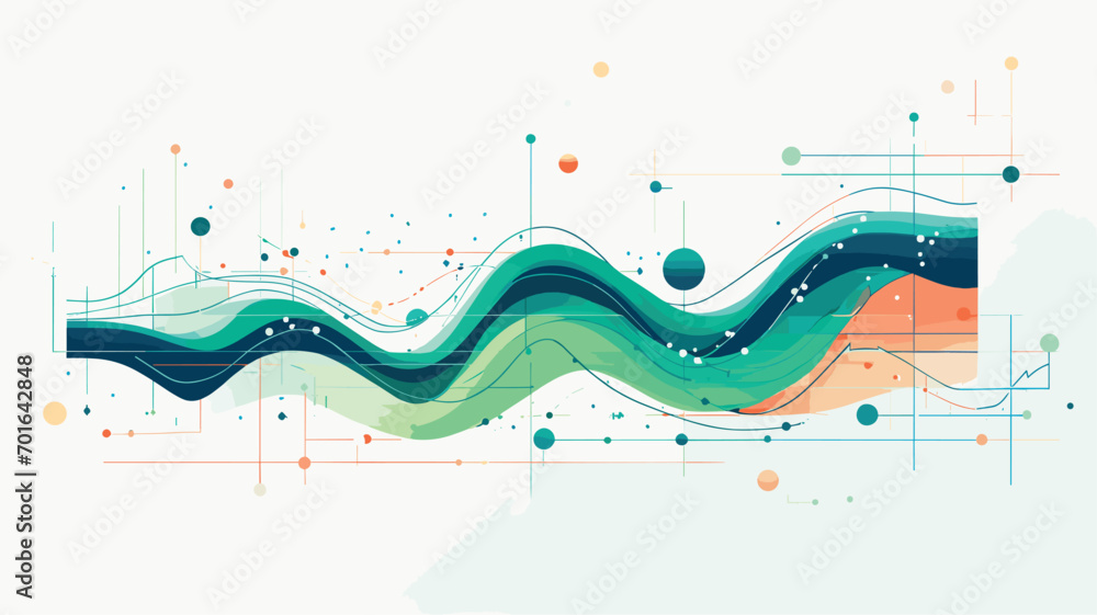 concept of optimization algorithms in a vector art piece illustrating the refinement and improvement of processes. - obrazy, fototapety, plakaty 