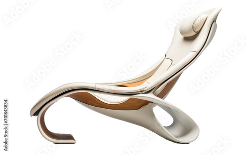 Strato Glide Chair Gleaming on Transparent Background photo