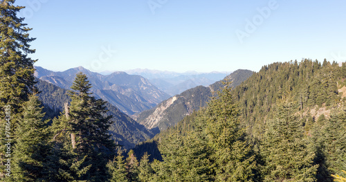 Landscape in Panaitoliko mountains (1400m), Evrytania, Greece