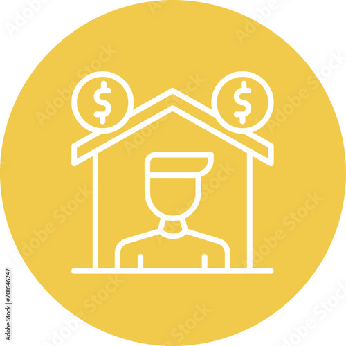 Self Employed Line Icon