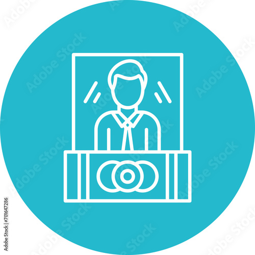 Countersuit Line Icon
