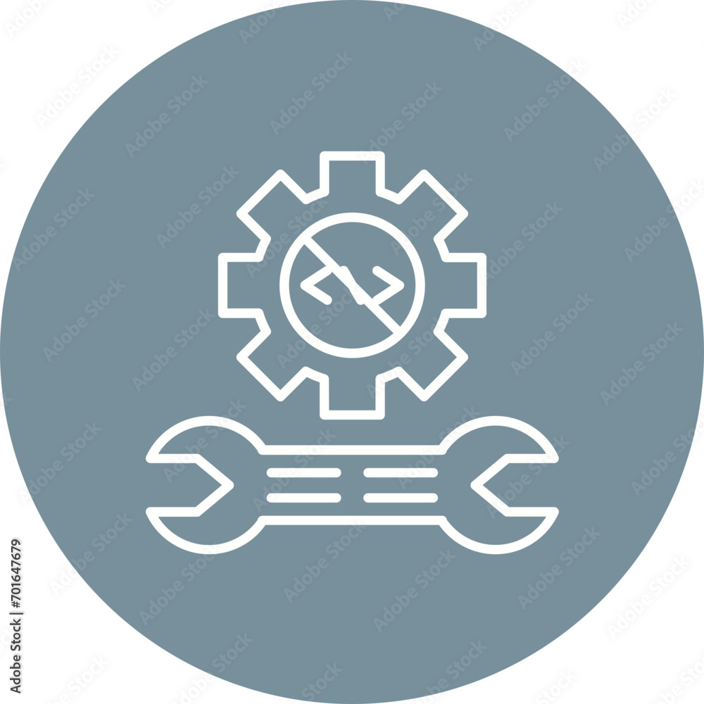 No Code Tool Line Icon No Code Tool Line Icon