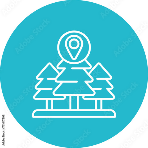 GPS Line Icon