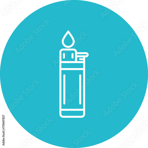 Lighter Line Icon