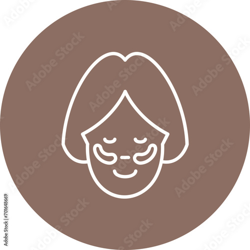 Dark Circles Line Icon