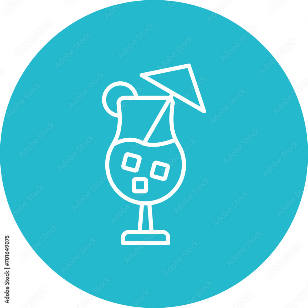 Cocktail Line Icon