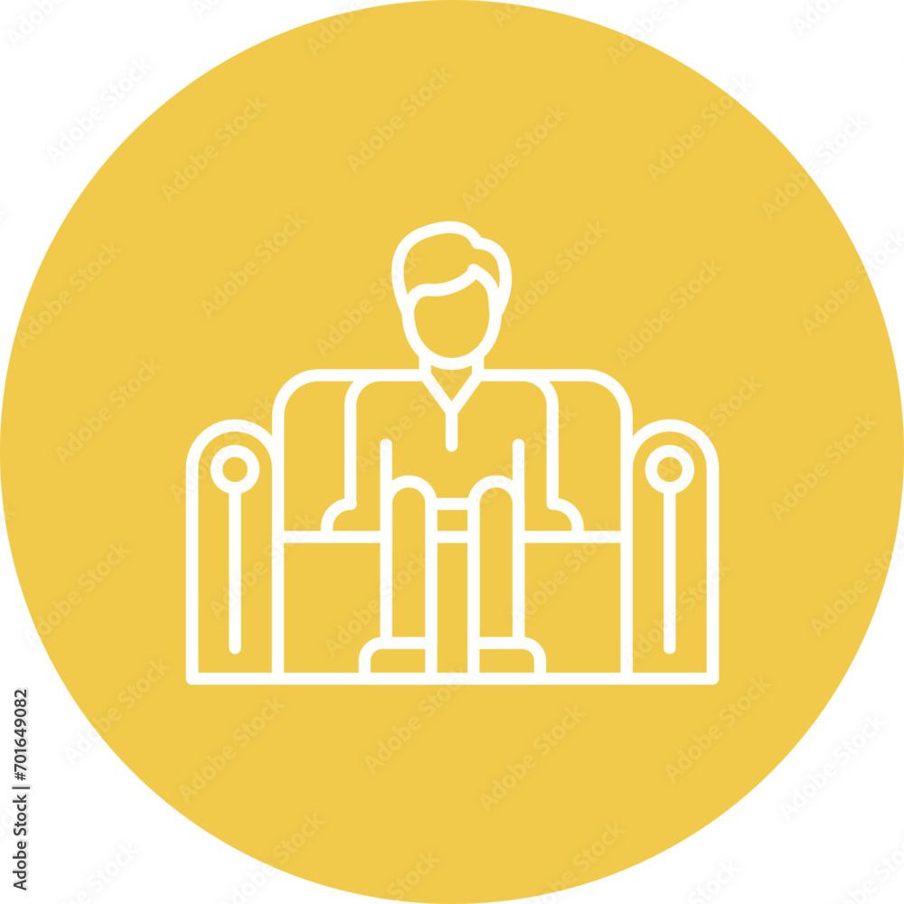 Comfort Zone Line Icon