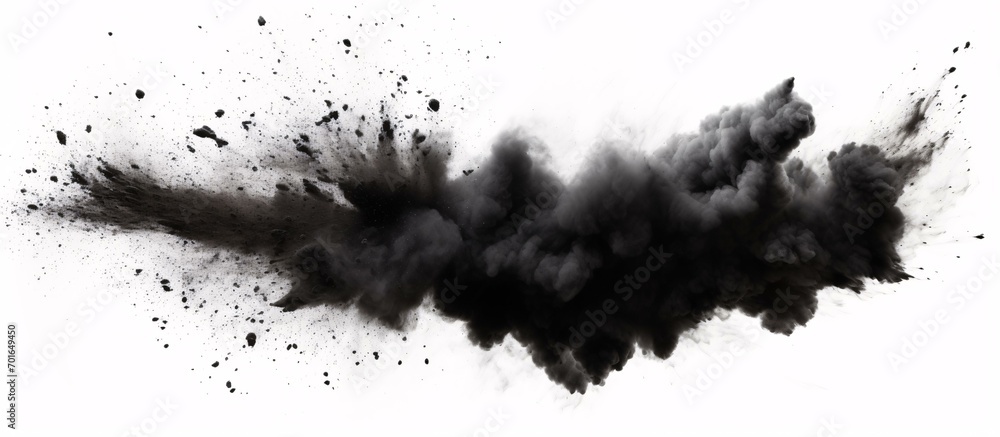 Fototapeta premium Abstract smoke splash background, dust splash concept illustration