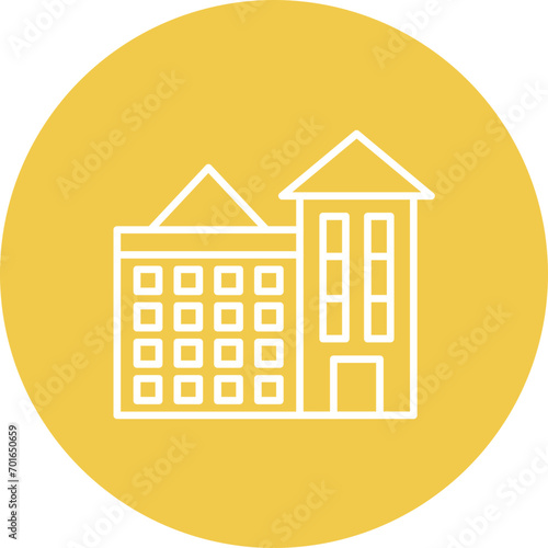 Motel Line Icon