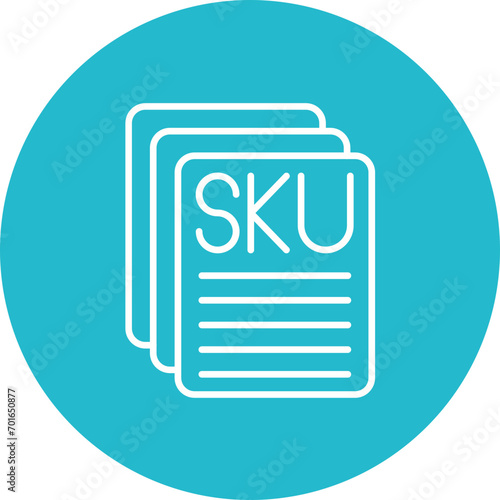 Sku Description Line Icon
