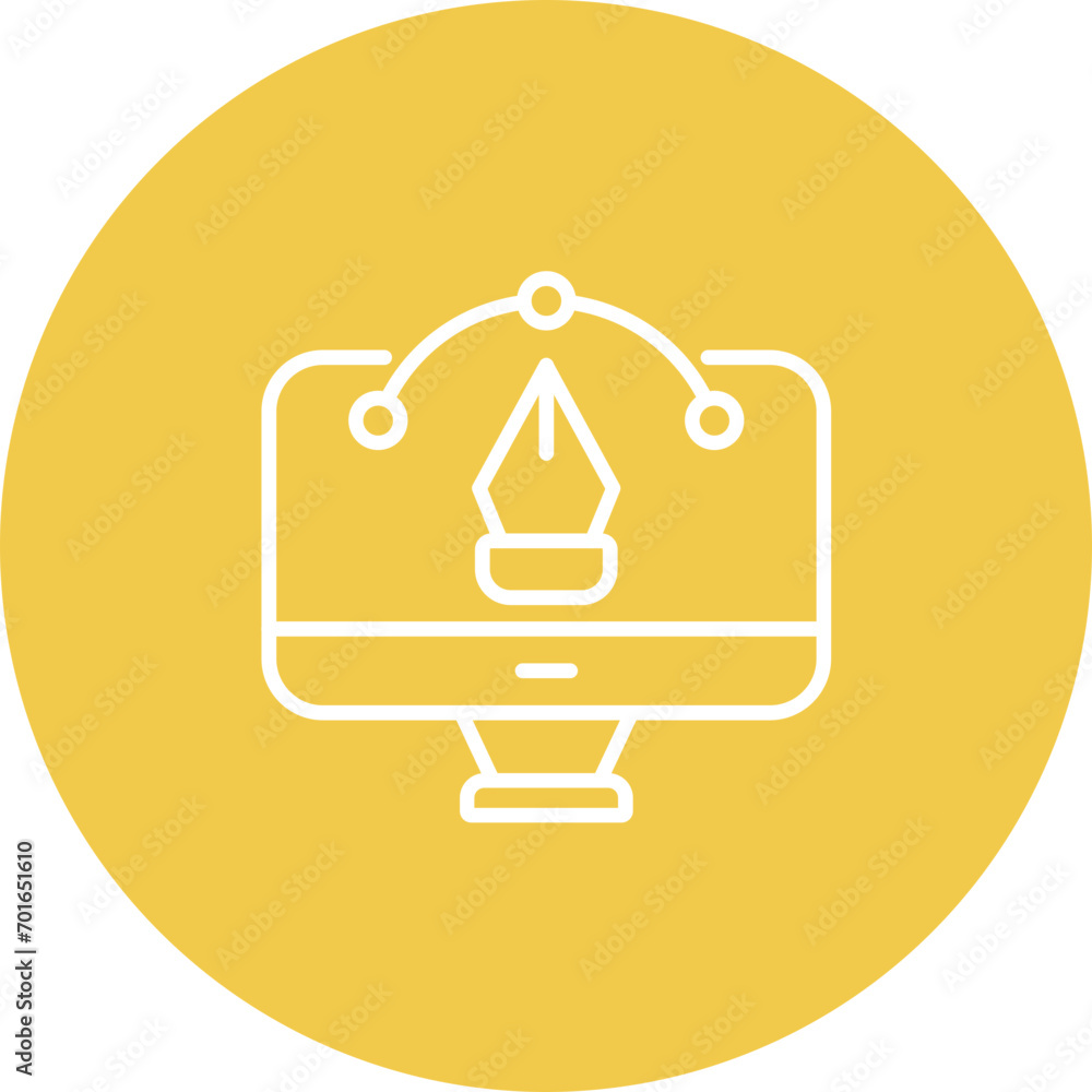 Design Tools Line Icon Design Tools Line Icon