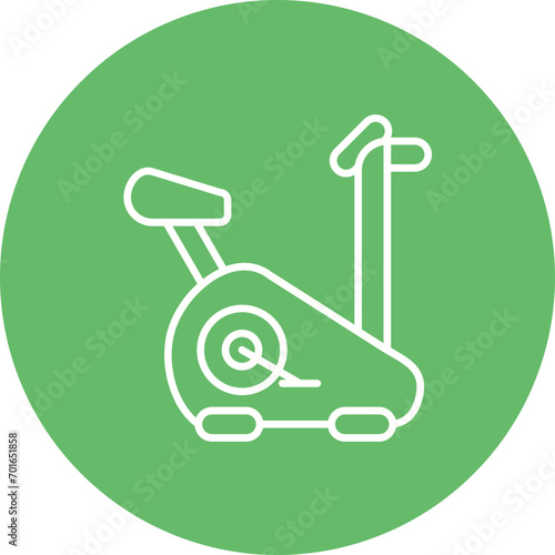 Elliptical Line Icon
