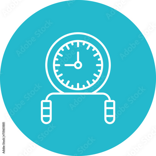 HIIT Workout Line Icon