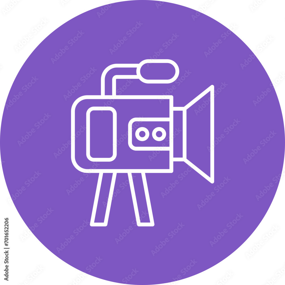 Handycam Line Icon Handycam Line Icon