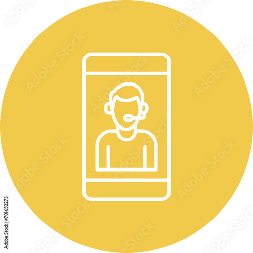 Online Support Line Icon