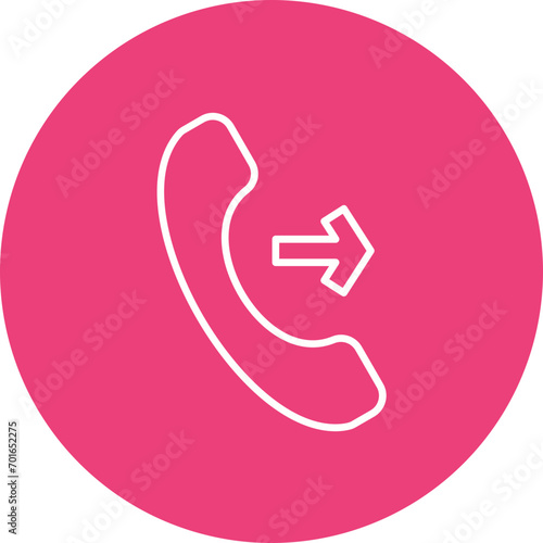 Outgoing Line Icon