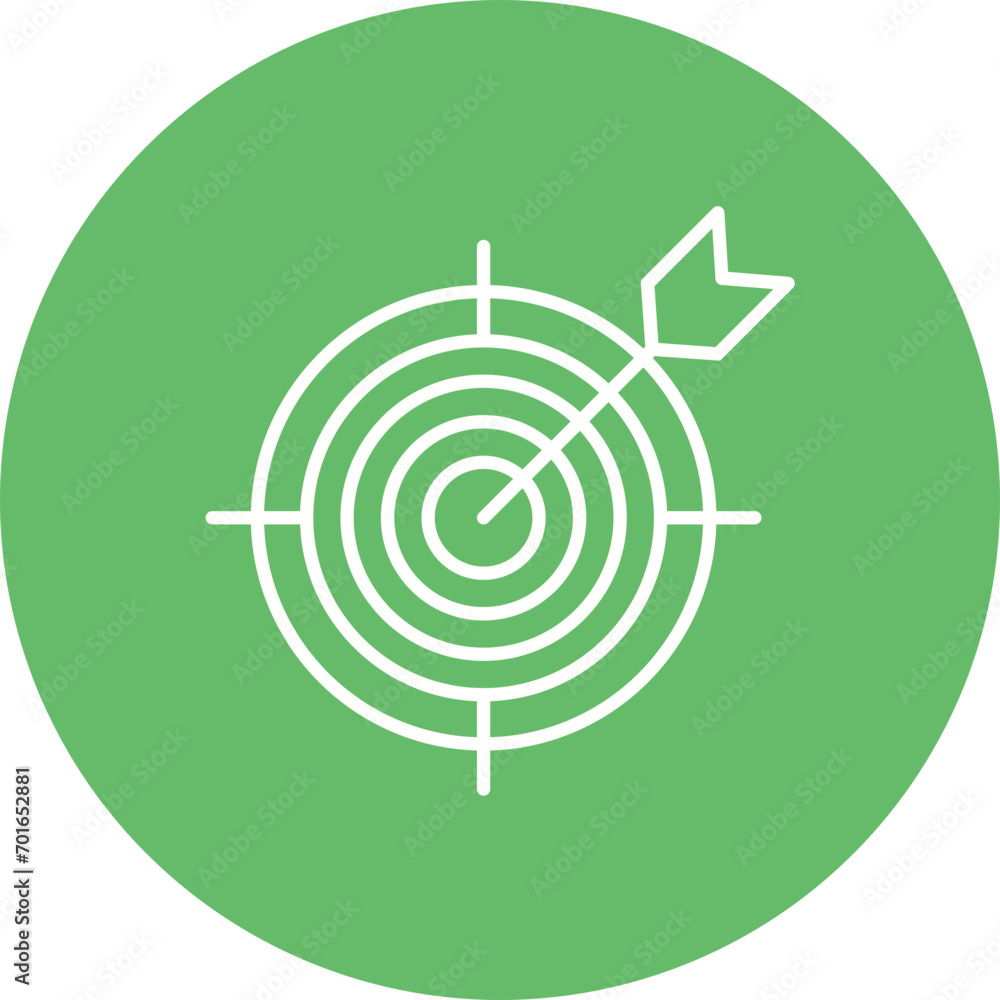 Nested Target Line Icon Nested Target Line Icon