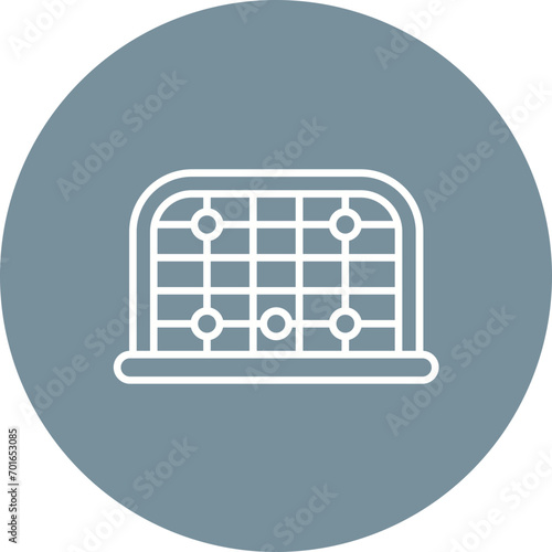 Five Hole Line Icon