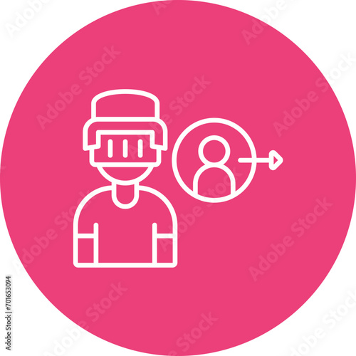Game Misconduct Line Icon