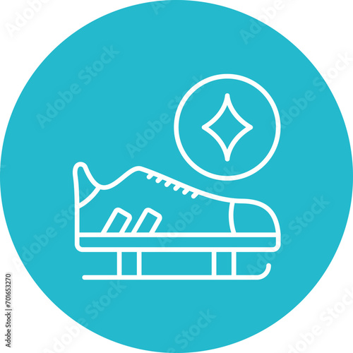 Skates Sharpening Line Icon