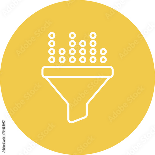 Content Curation Line Icon