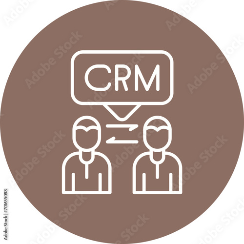 Crm Methodologies Line Icon