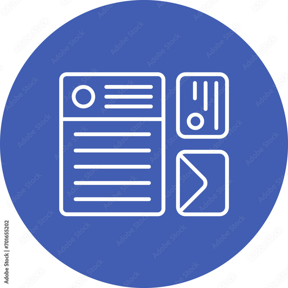 Branding Identity Line Icon Branding Identity Line Icon
