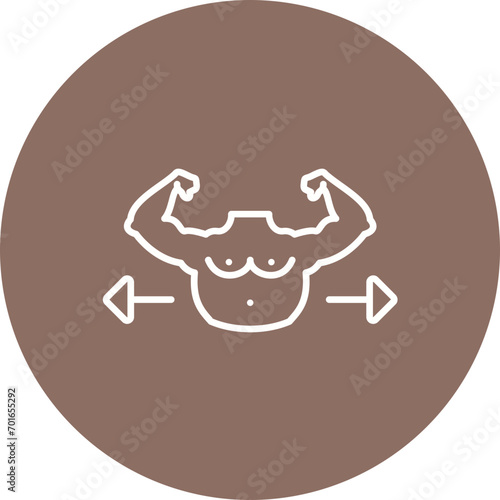 Gain Weight Line Icon