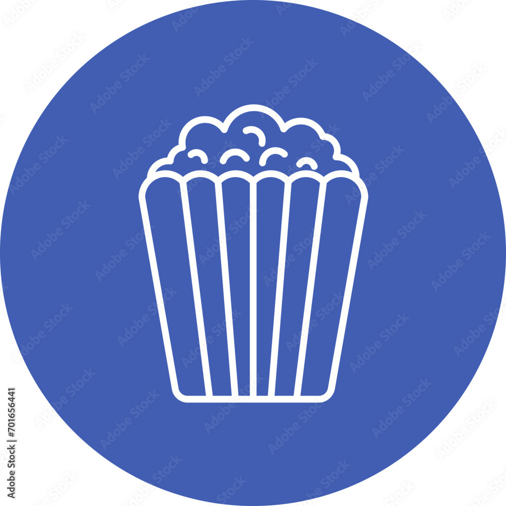 Popcorn Line Icon Popcorn Line Icon