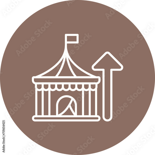 Performer Line Icon