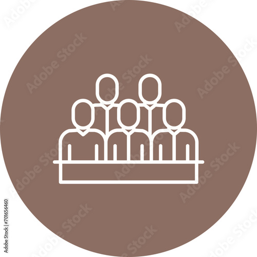 Spectator Line Icon