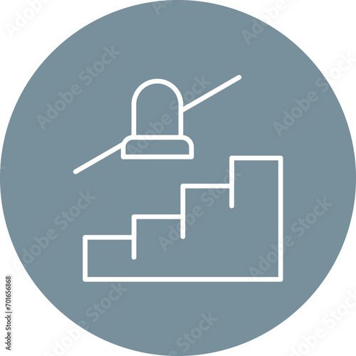 Stair Lift Line Icon