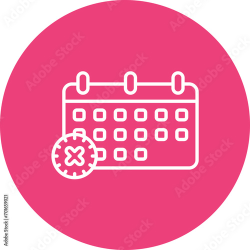 Deadline Line Icon