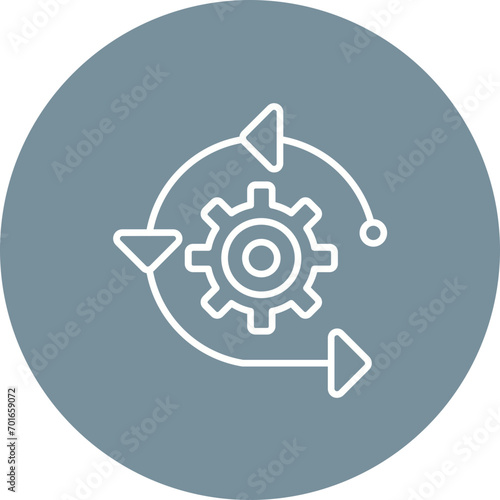 Old Workstyle Line Icon