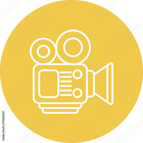 Movie Making Line Icon
