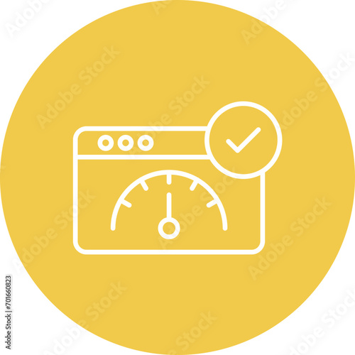 Fico Score Line Icon