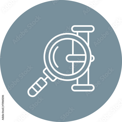 Pipe Inspection Line Icon