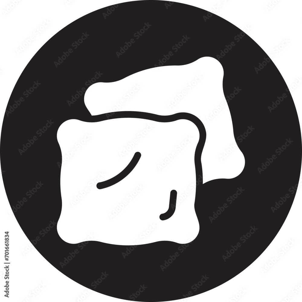 Obraz premium cushions glyph icon