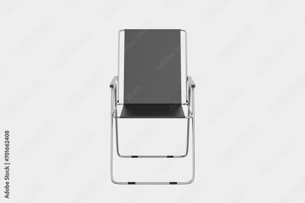 Beach Chair Mockup Isolated On White Background. 3d illustration Beach Chair Mockup Isolated On White Background. 3d illustration