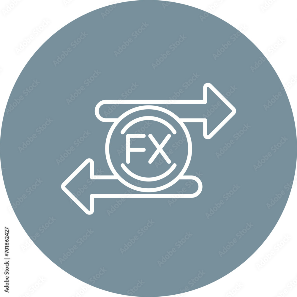 Obraz premium Forex Line Icon