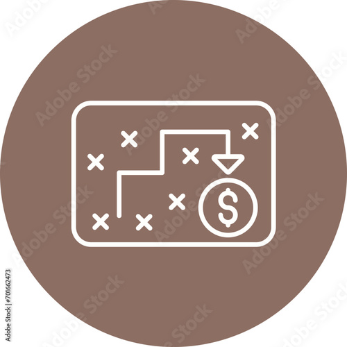 Investment Plan Line Icon