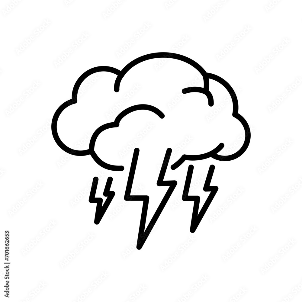brainstorming icon vector in line style brainstorming icon vector in line style