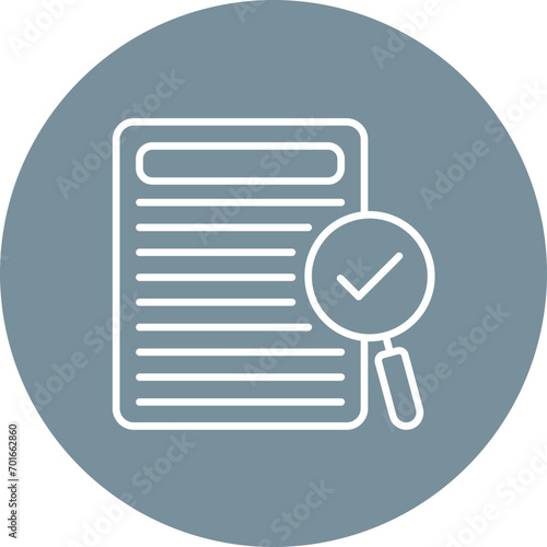 Proofreading Line Icon