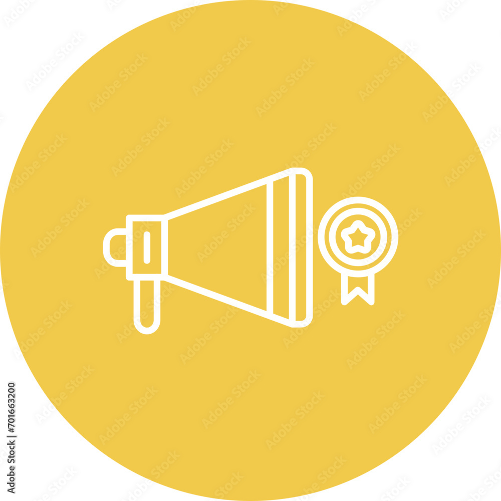 Building Brand Voice Line Icon Building Brand Voice Line Icon